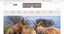 Desktop Screenshot of blackeryarns.co.uk