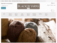 Tablet Screenshot of blackeryarns.co.uk